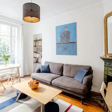Charmant Appartement Pres Du Pere Lachaise Paris Exterior foto